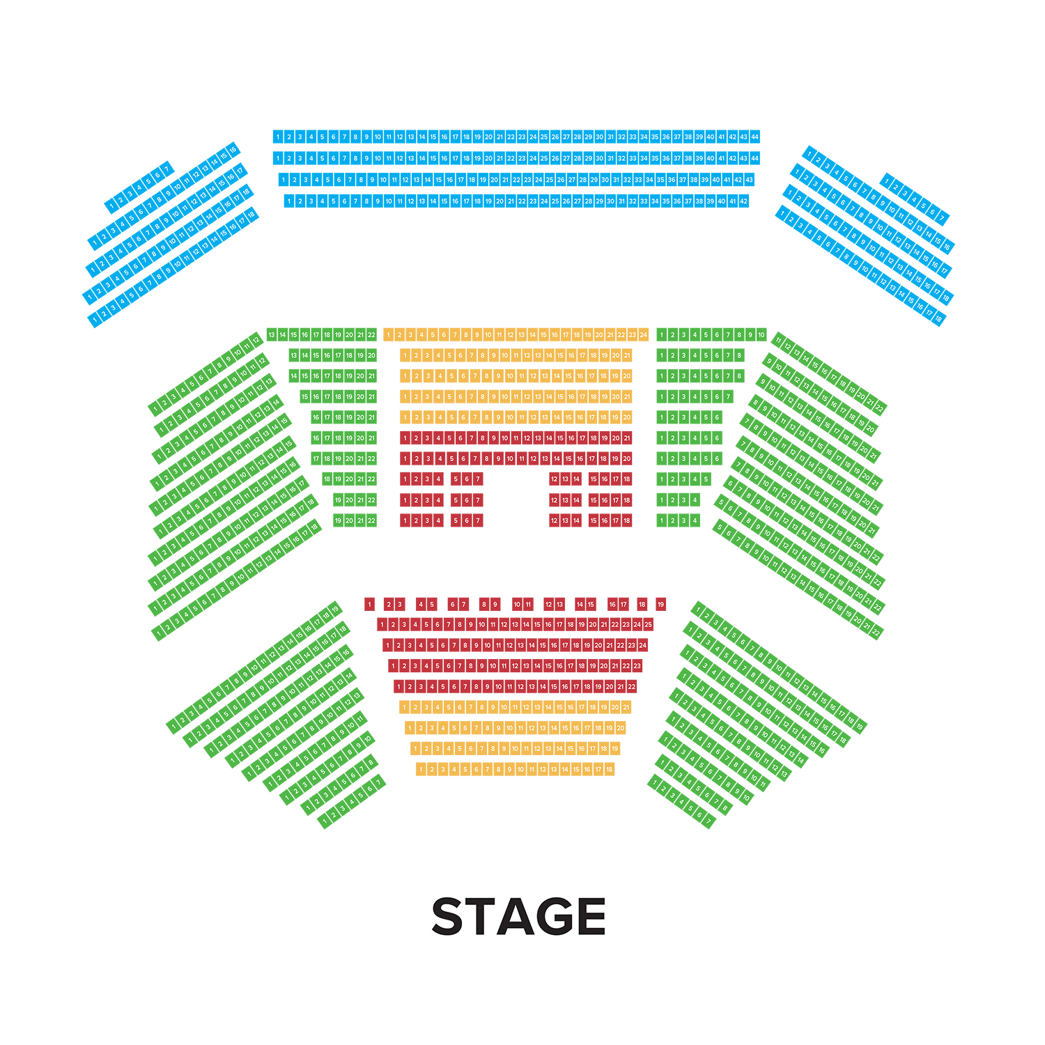 Macau 2049, seat plan, theatre seat plan, MGM theater
